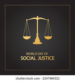 Vector Illustration of World Day of Social Justice
