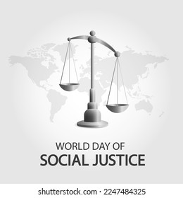 Vector Illustration of World Day of Social Justice
