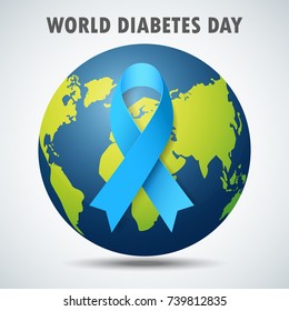 Vector illustration of World Diabetes Day Concept