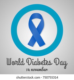 Vector illustration of World Diabetes Day Concept.