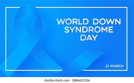 Ilustración vectorial del Día Mundial del Síndrome de Down.
