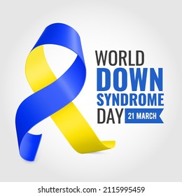 Vector Illustration of World Down Syndrome Day
