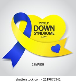 Vector Illustration of World Down Syndrome Day
