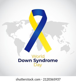 Vector illustration for World Down syndrome Day