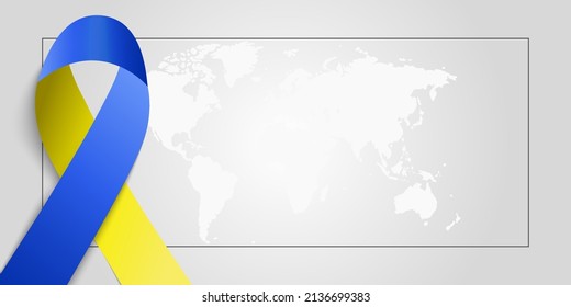 Vector illustration of World Down Syndrome Day with Copy Space for Text.