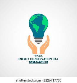 Vector illustration of World Energy Conservation Day