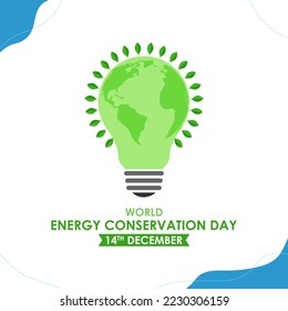 Vector illustration of World Energy Conservation Day