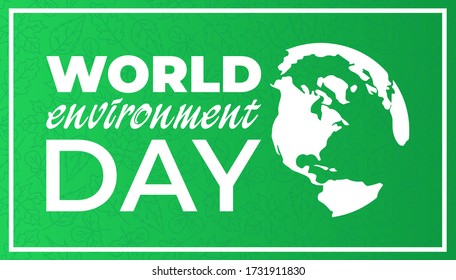 Vector illustration of a World Environment Day.