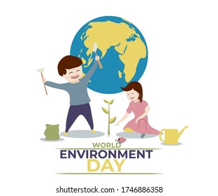 vector illustration for world environment day