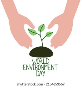 Vector illustration of World Environment Day.