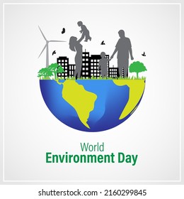 Vector Illustration For World Environment Day Banner