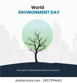 Vector illustration of a World Environment Day.