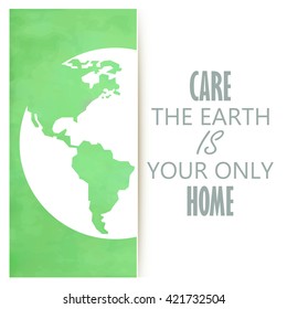 Vector illustration of a World Environment Day.