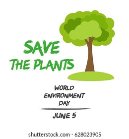 Vector illustration of World Environment Day.