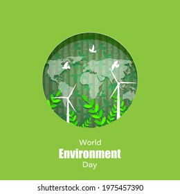 vector illustration for world environment day-5 june