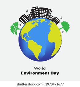 vector illustration for world environment day-5 june