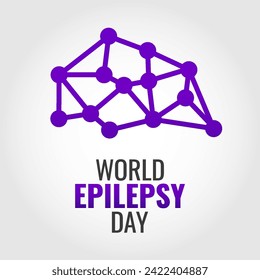 Vector Illustration of World Epilepsy Day. Purple Day. For a poster and banner. 
