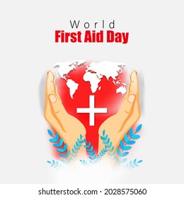 Vector Illustration For World First Aid Day 