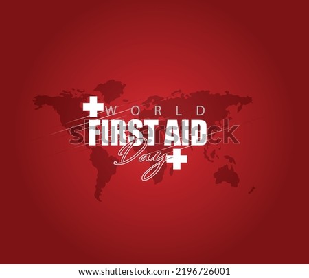 Vector illustration for World First Aid Day