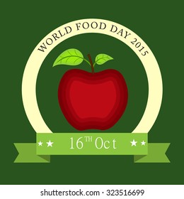 Vector illustration for World Food Day Background.