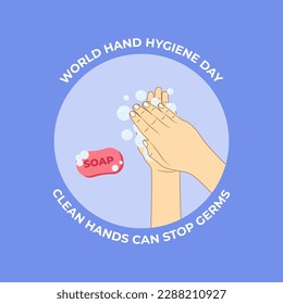 vector illustration for world hand hygienic day 