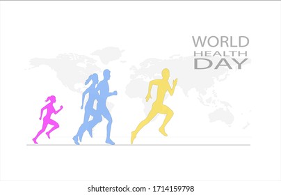 vector illustration of World Health Day