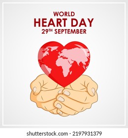 vector illustration for world heart day