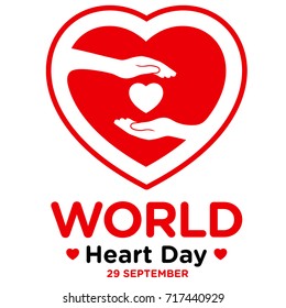 Vector illustration World Heart Day
