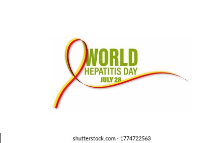 Vektorgrafik des Welt-Hepatitis-Tages 28. Juli