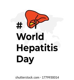 Vector illustration of World Hepatitis Day with fin the missing millions concept. 