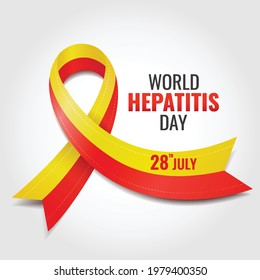 Vector Illustration of World Hepatitis Day
