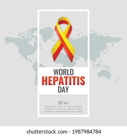Vektorgrafik des Welt-Hepatitis-Tages
