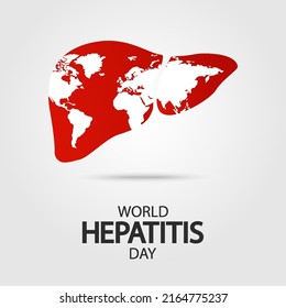 Vector Illustration of World Hepatitis Day
