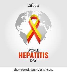 Vector Illustration of World Hepatitis Day
