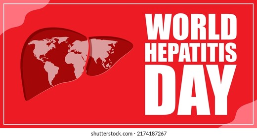 Ilustración vectorial del Día Mundial de la Hepatitis