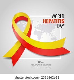 Vector Illustration of World Hepatitis Day
