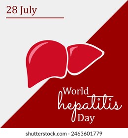 In: Vektorillustration of World Hepatitis Day. 