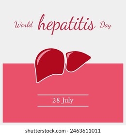 Ilustración vectorial del Día Mundial de la Hepatitis