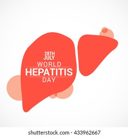 Vector illustration of World Hepatitis Day.