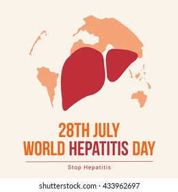 Vector illustration of World Hepatitis Day.