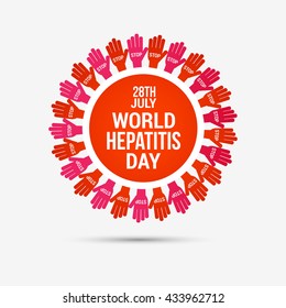 Vector illustration of World Hepatitis Day.