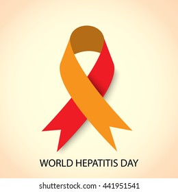 Vector illustration of world hepatitis day.