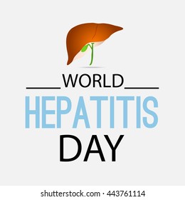 Vector illustration for World Hepatitis Day.