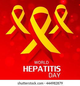 Vector illustration of world hepatitis day.