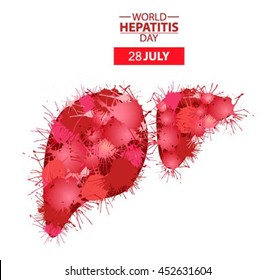 Vector illustration of World Hepatitis Day.