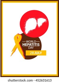 Vector illustration of World Hepatitis Day.