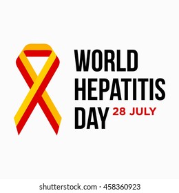 vector illustration of world hepatitis day. 