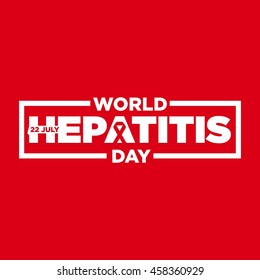 vector illustration of world hepatitis day. 
