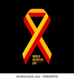 vector illustration of world hepatitis day. 