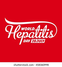 vector illustration of world hepatitis day. 